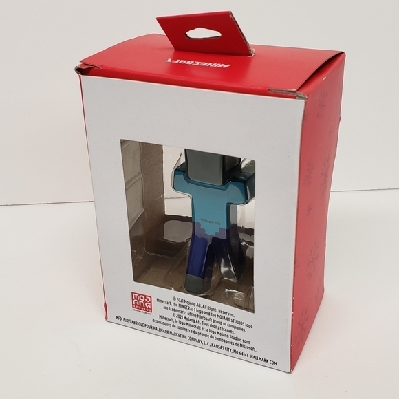 Hallmark 3" Minecraft Christmas Tree Holiday Ornament 2021 - Picture 4 of 5